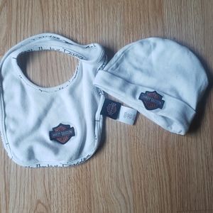 Harley Davidson bib and hats